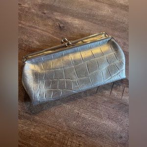 Gold leather evening bag | Magenta Interior